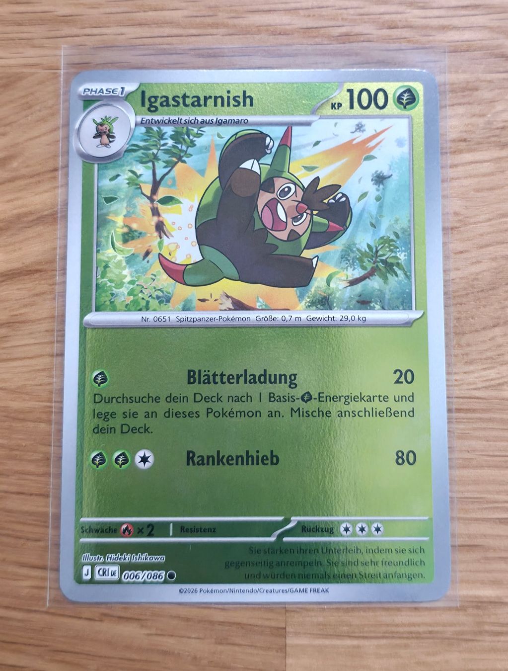 Pokémon Carte collezionabili: Igastarnish 006/086 Wachsendes Chaos – Nuovo (secondo la descrizione) da Arbon venduto da Twist05