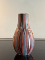 Vase Keramik braun/blau Söholm Dänemark 60er Jahre