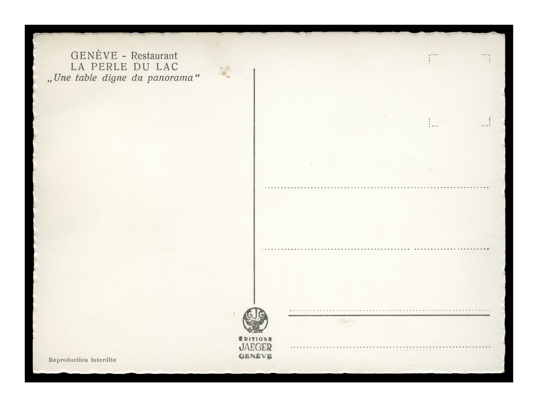 Cartoline postali: LA PERLE DU LAC - 1960 "Multi-Vues" – Usato da Onex venduto da Lagorel01 1