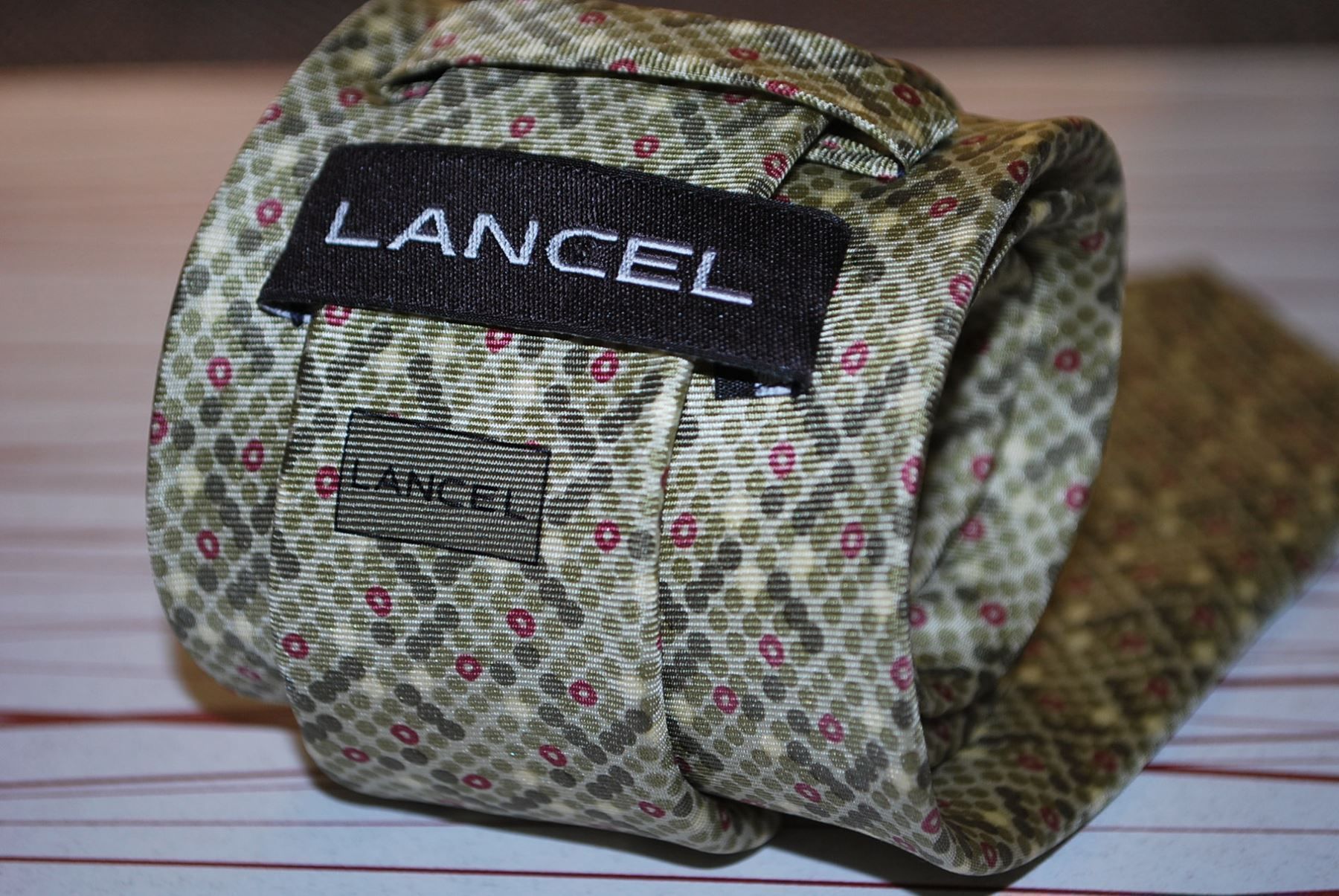 Lancel Krawatten: LANCEL cravate en soie / seiden Krawatte – Gebraucht aus Cossonay-ville von Super-Price-Quality 8