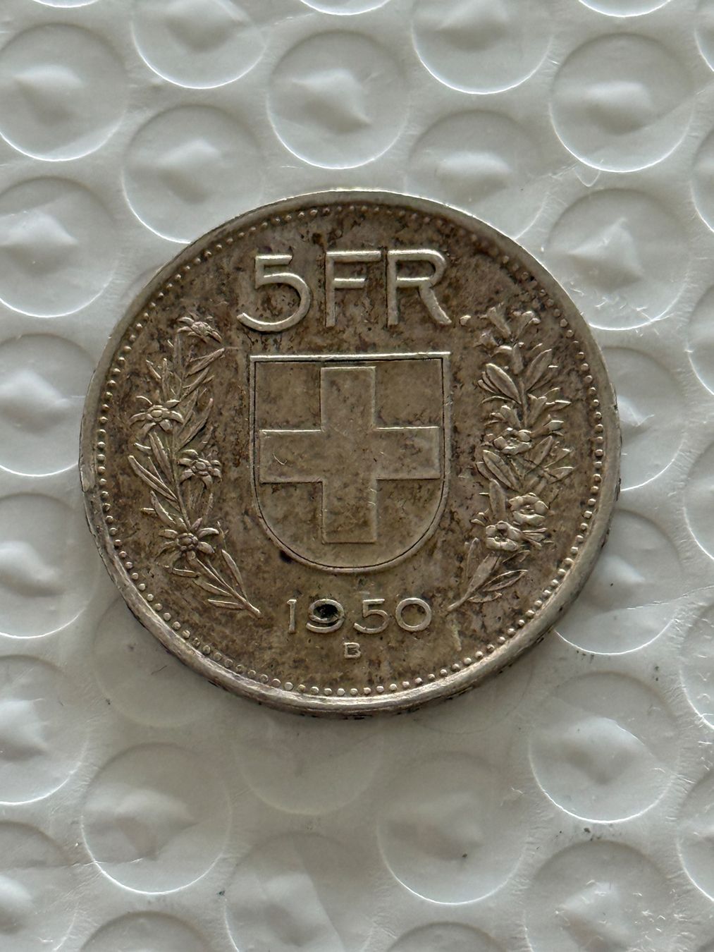 Tutti le monete: 5 Franken 1950  Rar – Usato da Wallisellen venduto da SWISS_SILVER1 1