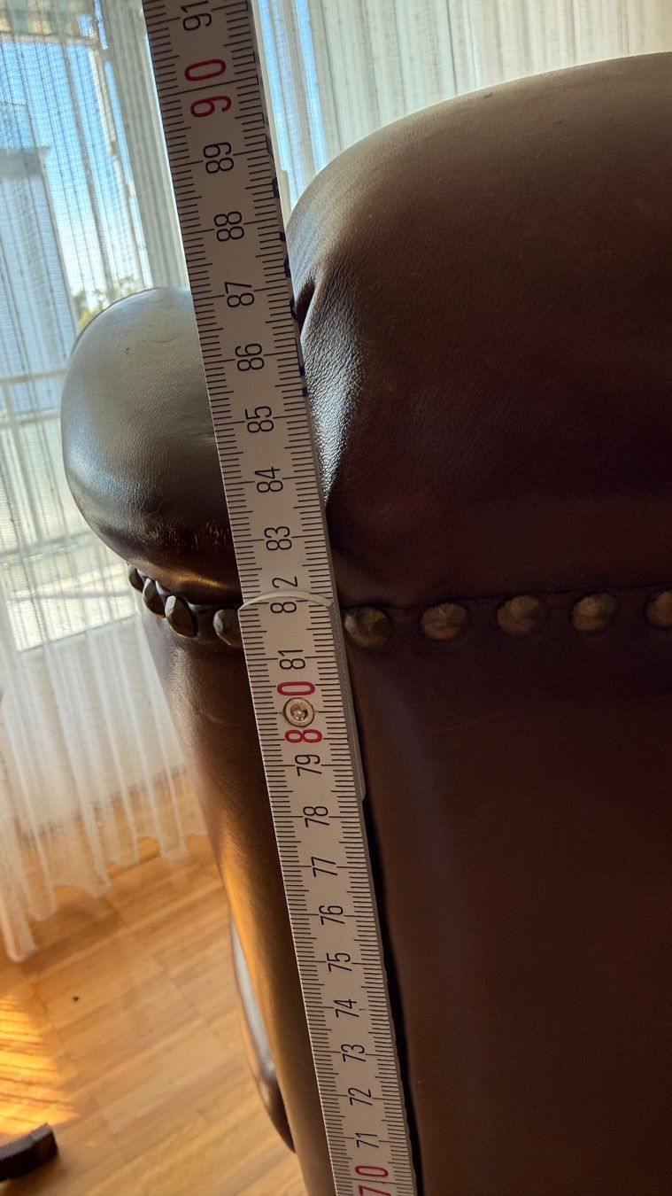 Sessel: Ledersessel braun Chesterfield – Gebraucht aus Wallisellen von lions009 8