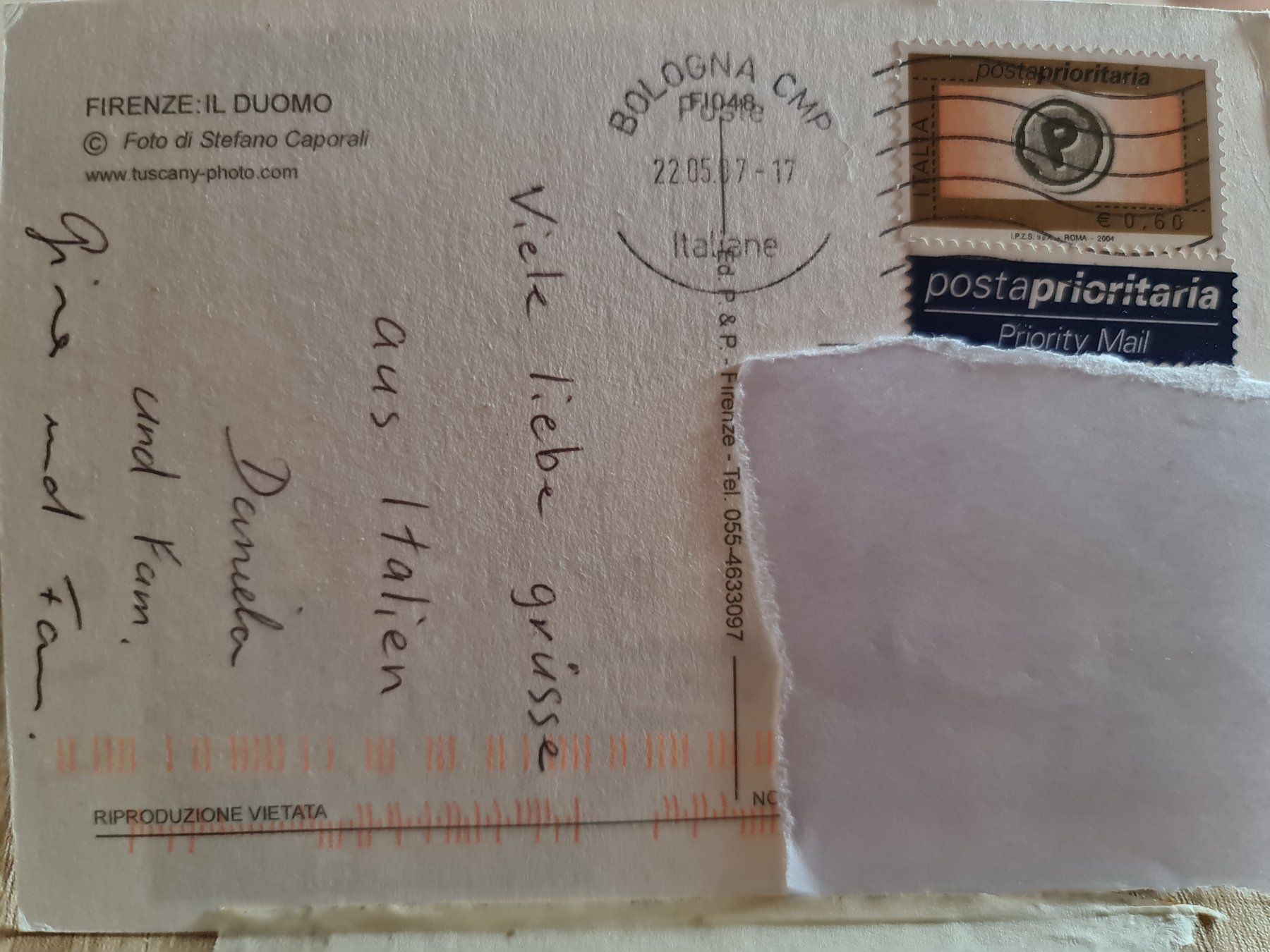 Cartoline postali: Ansichtskarte Florenz Italien – Usato da Dintikon venduto da Vexi 1