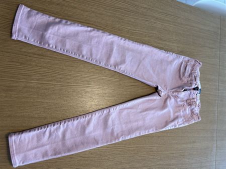 Mädchen-Metallic-Pink-Stretch-Jeggings – GAP Größe: 10 Jahre