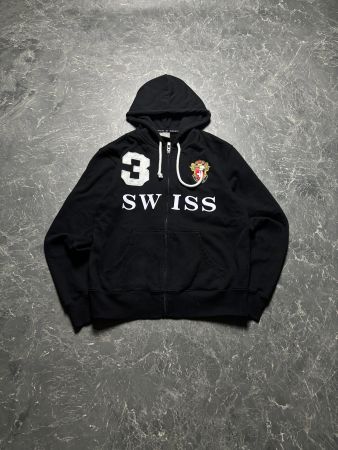 Vintage Swiss Robin Ruth Zipper Hoodie (M)