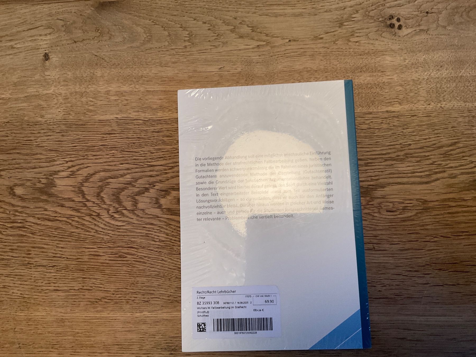 Livres: Buch Fallbearbeitung im Strafrecht – Neuf avec emballage d'origine à Maur par sosteme 1