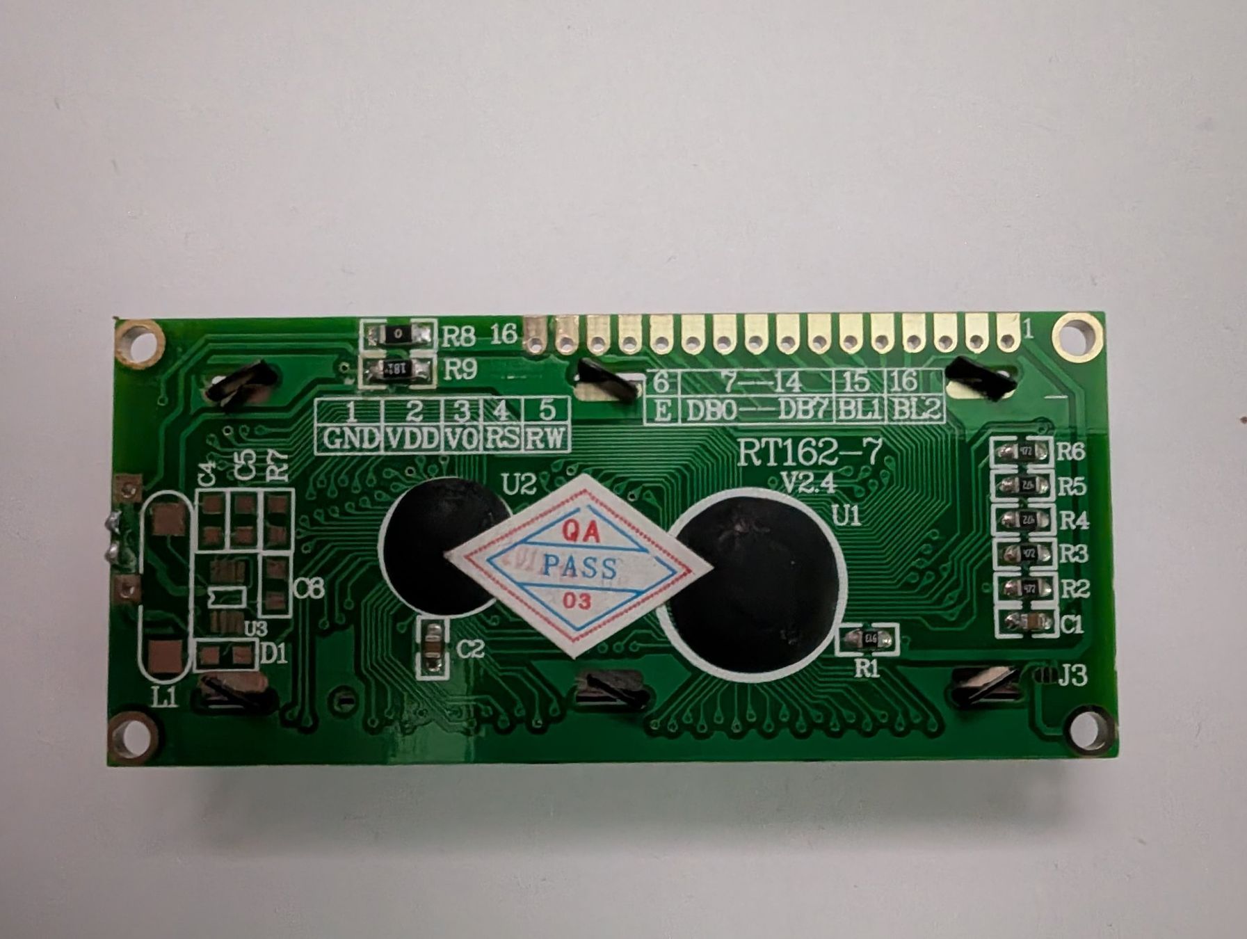 Componenti elettronici: LCD 2x16 / RT162-7 / LED Backlight Rot – Nuovo e nell'imballaggio originale da Riehen venduto da fab_972b 2