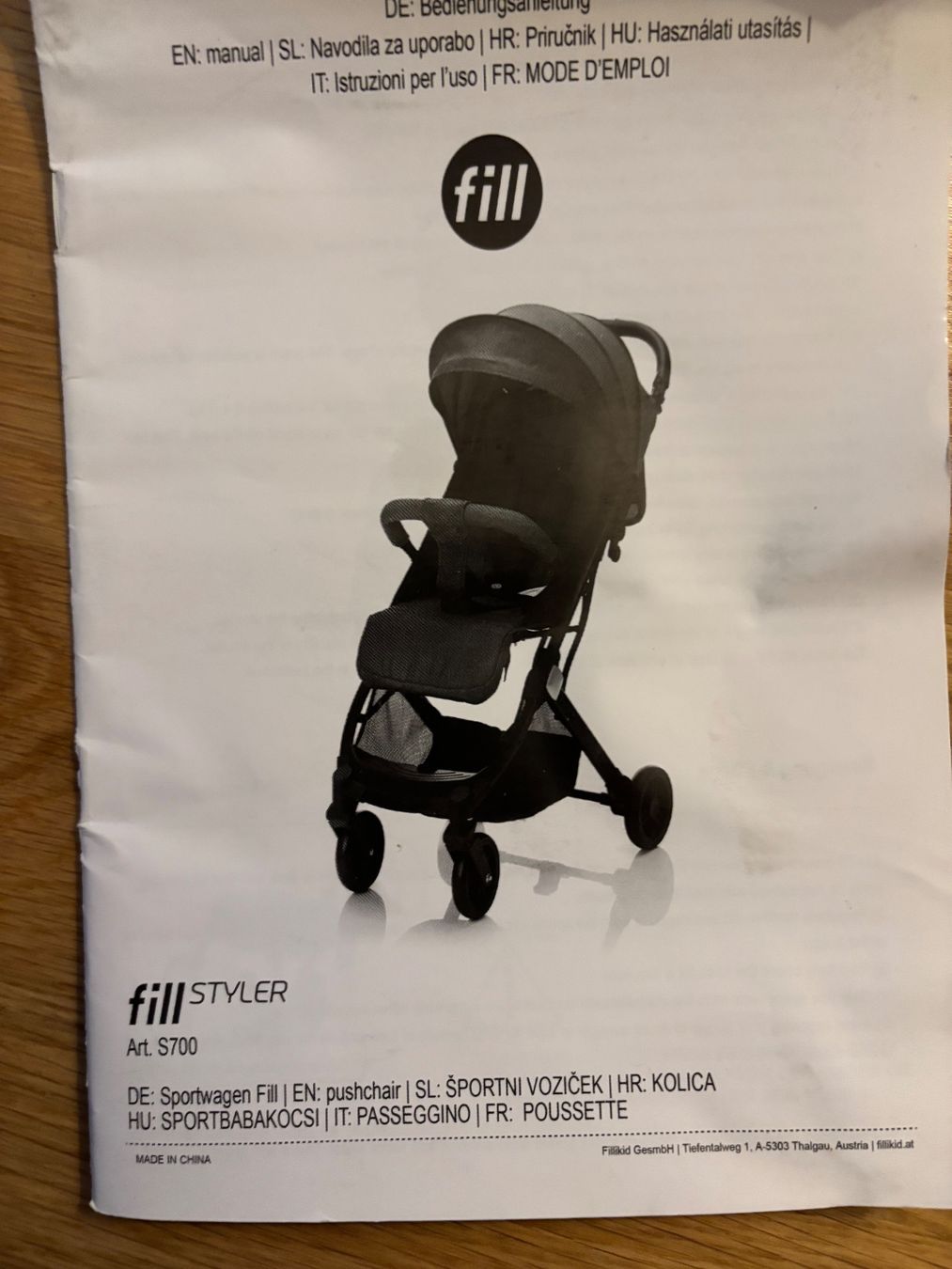 Kinderwagen: Fill Styler Kindererwagen – Neu (gemäss Beschreibung) aus Zürich von manuunited