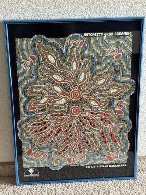 Foto & Immagini: Aborigines Bild WITCHETTY GRUB DREAMING 47 x 64 CM – Usato da Honau venduto da Ritika
