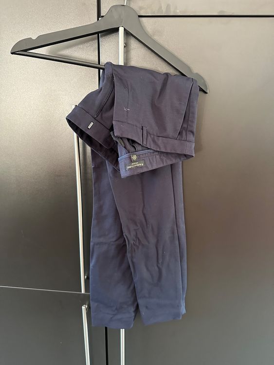 Pantalon Habillé Garçon M&S Bleu Taille 9-10 Ans (tour De Taille 24p, Jambe 23p)