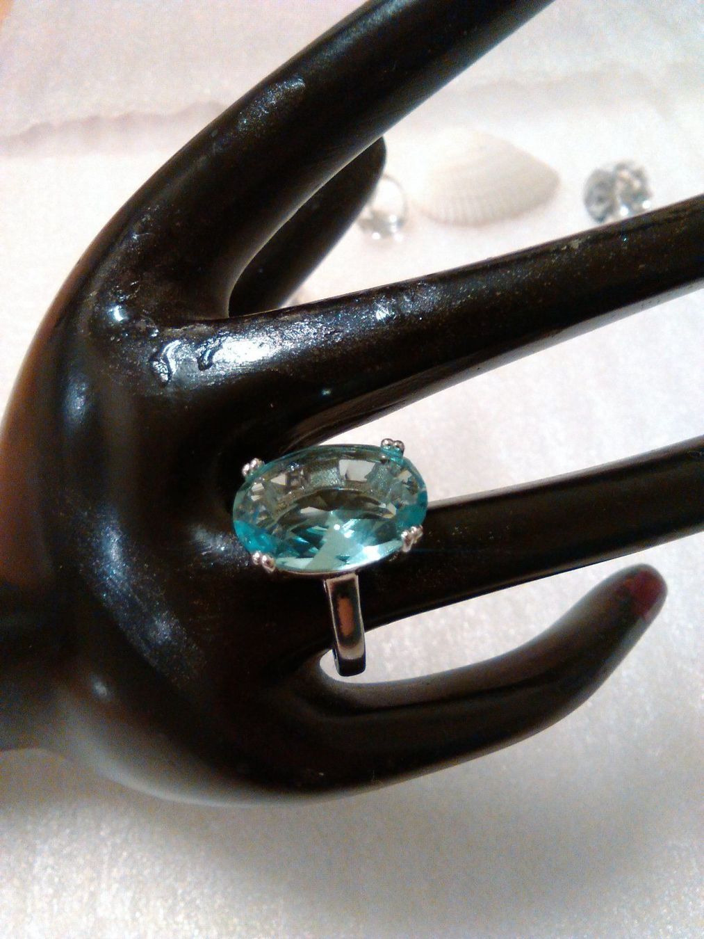 Ringe: RING MODESCHMUCK ; IMETATION AQUAMARINE – Neu (gemäss Beschreibung) aus Basel von bijoutrie_4 5