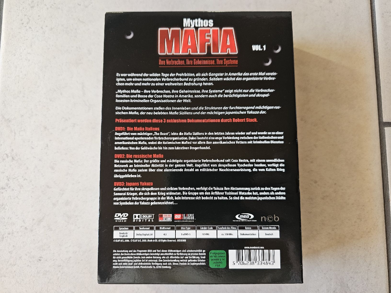 Tutti i DVDs: Mythos Mafia  -  3 DVD Box – Usato da Schneisingen venduto da backstore24 2