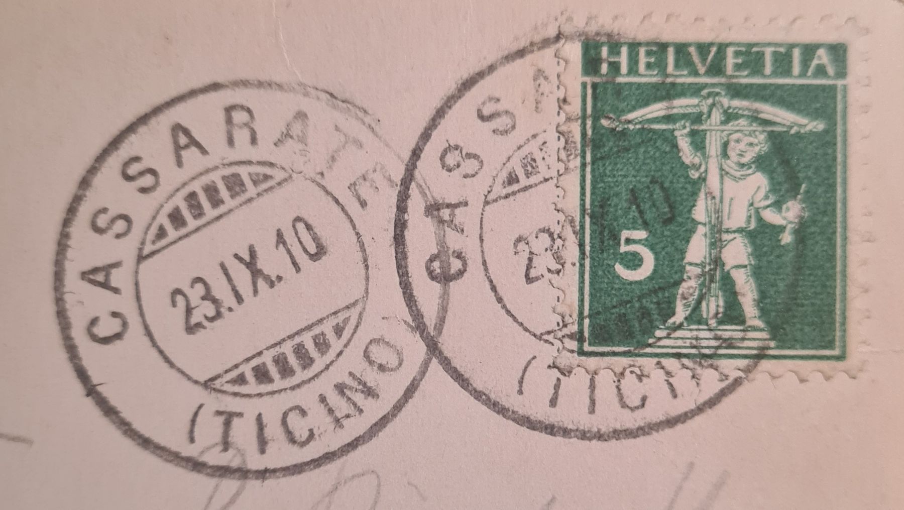 Cartoline postali: Castagnola 1910 – Usato da Ebikon venduto da Donar50 1