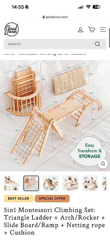 Matériel de grimpe: Climbing set kinder  – D'occasion à Frauenfeld par Jessy_kardakova 3