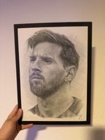 Messi Bild Handgezeichnet 