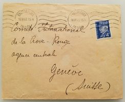 Frankreich Rotes Kreuz 1943, Zensuriert spez.