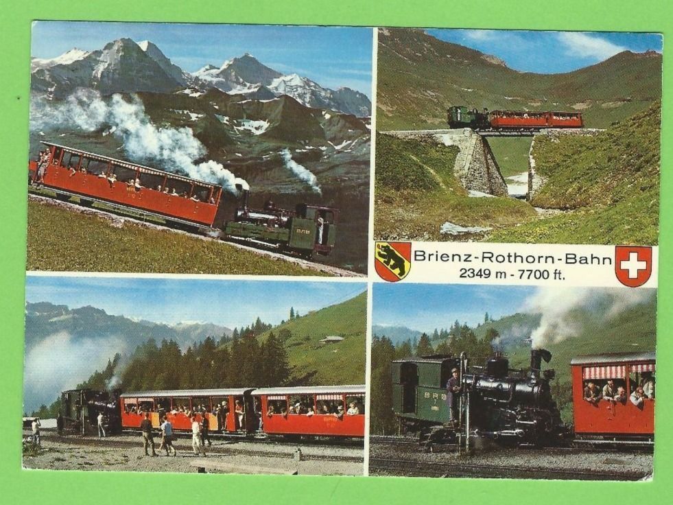 Cartoline postali: Brienz-Rothorn-Bahn – Usato da Zürich venduto da t24_de