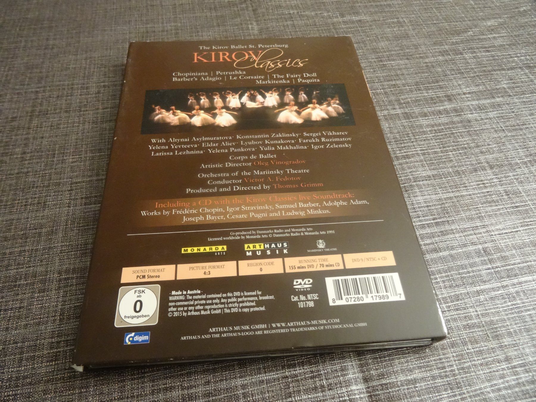 Tutti i DVDs: Kirov Classics - Ballett DVD + CD Special Edition – Usato da Olten venduto da Disc-Ausverkauf 2
