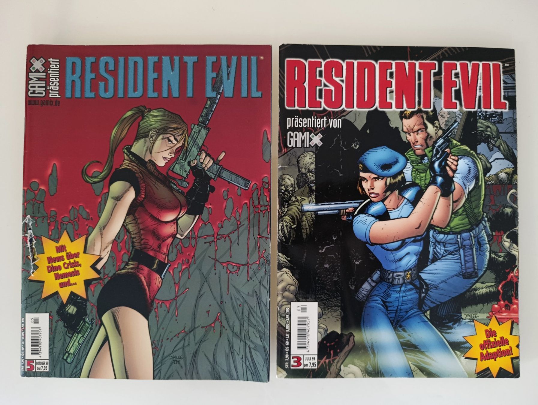 Comics: Resident Evil Comic Nr. 3+5, von Gami – Gebraucht aus Wil SG von Donaldus