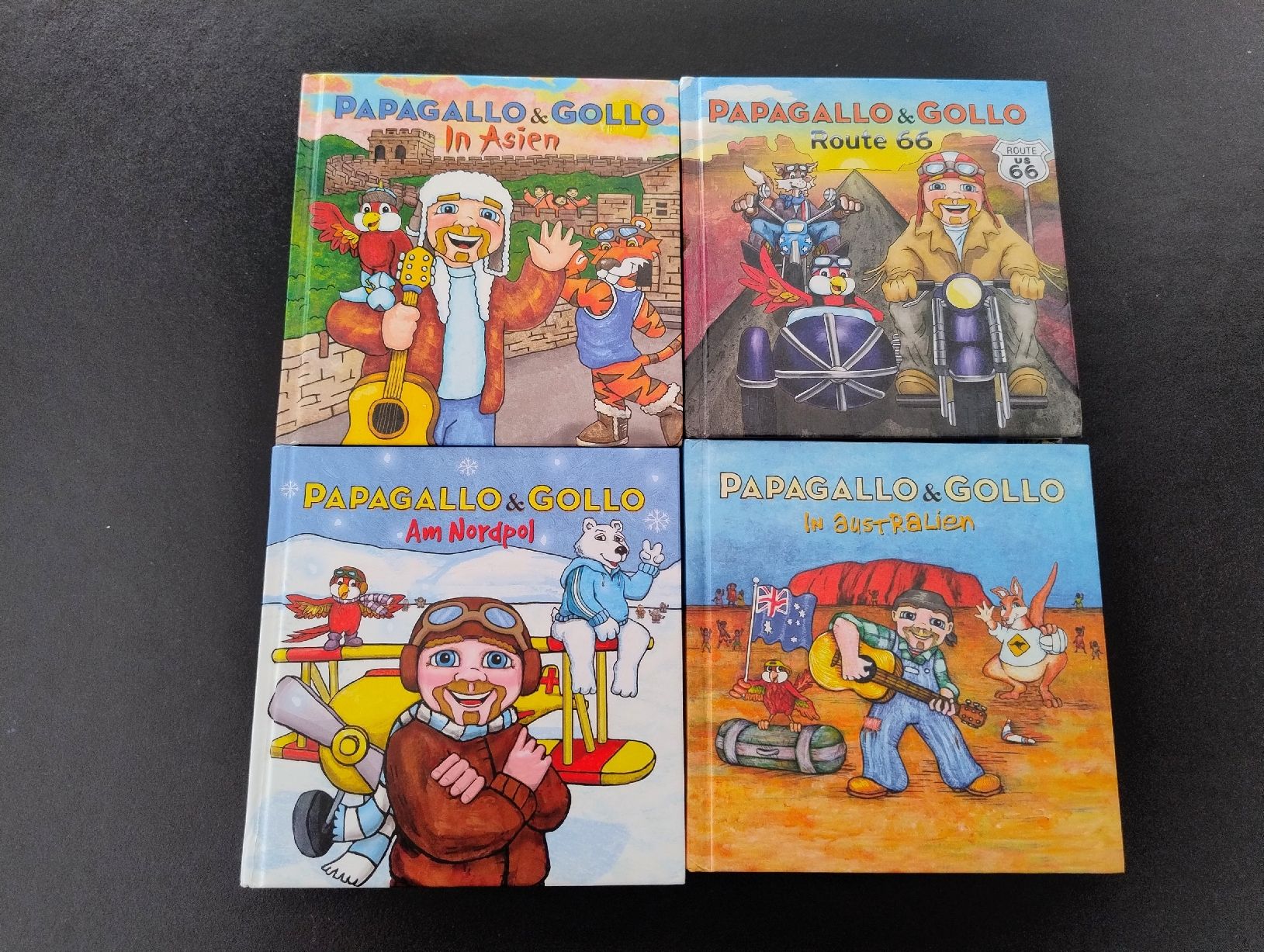 Livres: 4 Kinderbücher Papagallo und Gollo mit CD – D'occasion à Henau par paedi22 1