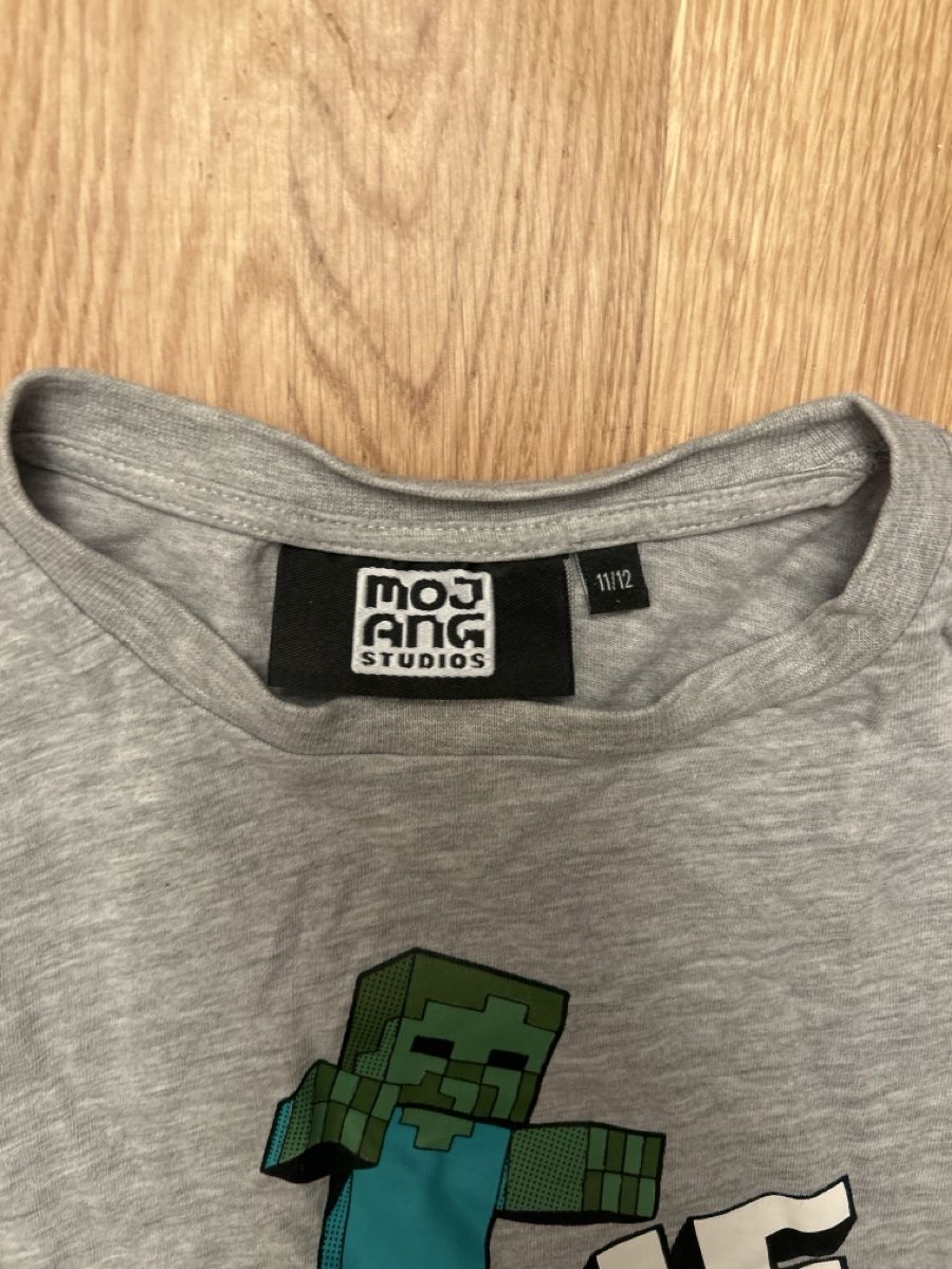 Maglioni & Felpe: Minecraft Langarmshirt Grau Grösse 11/12 – Usato da Luzern venduto da ThrowbackVintage 1