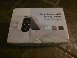 Solar Outdoor Wifi Battery Camera mit AI neu/OVP