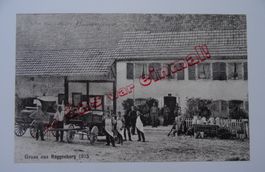 Baselland Roggenburg Rest. Rössli/Hauptstrasse anno dazumal