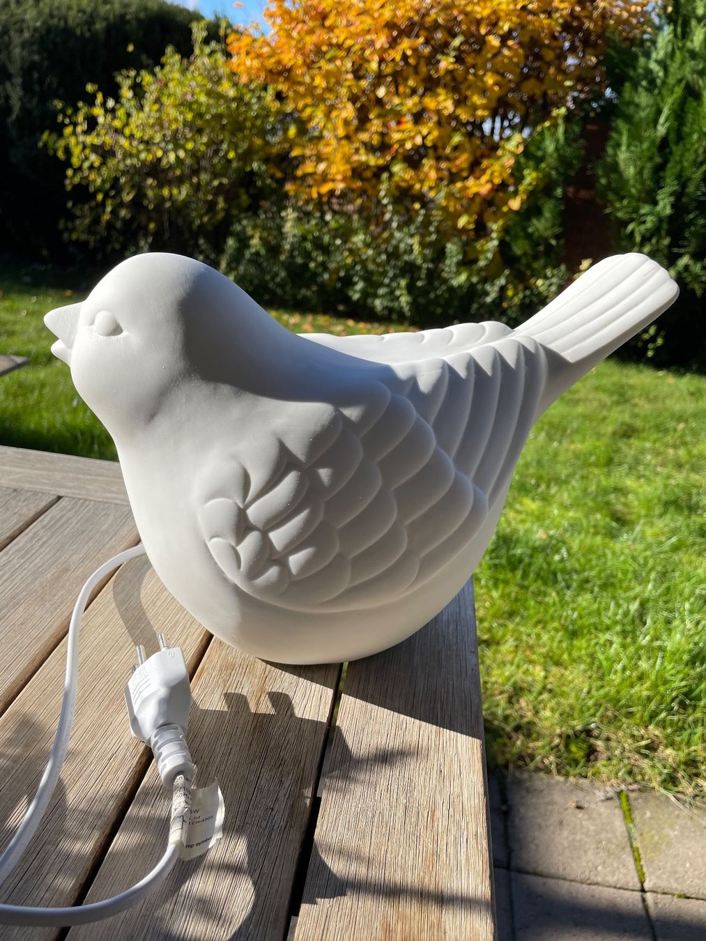 Lampade: Deko Vogel mit Licht Tisch Lampe – Nuovo (secondo la descrizione) da Bolligen venduto da Tarahumara