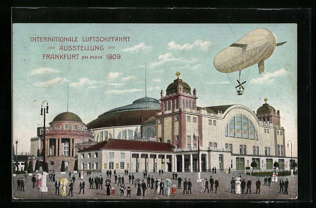 Ansichtskarten: Frankfurt, Internationale Lufschifffahrt – Gebraucht aus Berlin von bartko-reher