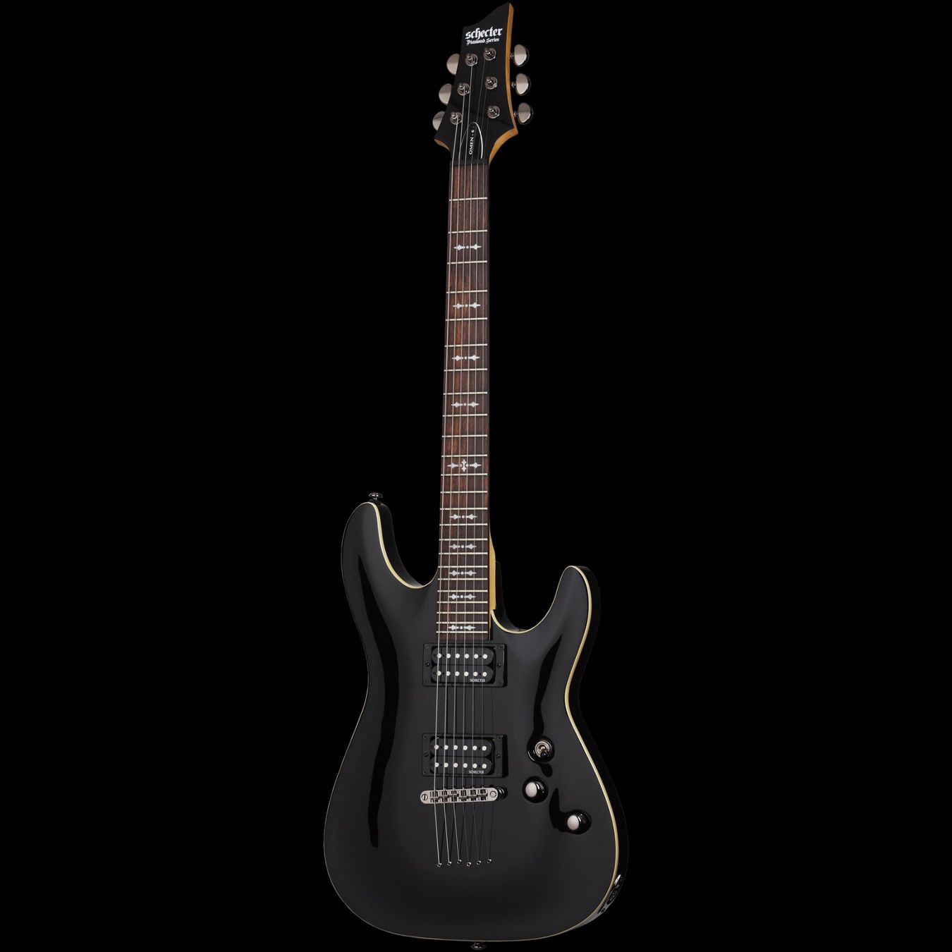 Schecter Instruments de musique: Schecter "Omen 6" - Black Gloss - neuwertiger Zustand !! – Neuf (Voir description) à Rümlang par Platin-Cooper