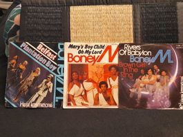 Boney M. Vinyl Platten 7" singles   3stk  Topzustand