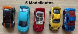5 Modellautos ab 1 Franken