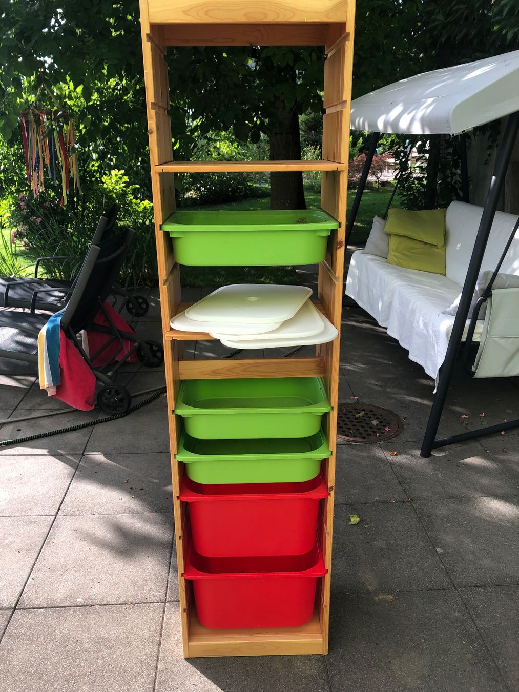 Scaffali: Regal Holz mit Boxen, TROFAST von IKEA – Usato da Endingen venduto da xiaowang
