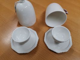 Eierbecher-Set von Chic Antique Dänemark  NEU