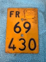 FR 69 430 Mofa Nummernschild