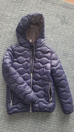 Blau Kinder Jacke, Gr 140
