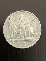 Royaume d’Italie, 5 Lire 1927 argent 