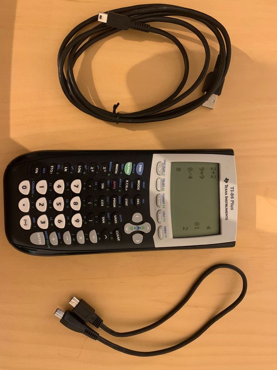 Texas Instruments Calculatrices: Taschenrechner Texas Instruments TI-84 Plus mit Kabeln – D'occasion à Bern par untercel 1