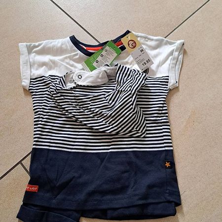 Kurze Hose, T-Shirt - Sommer - NEU - Smile - 98