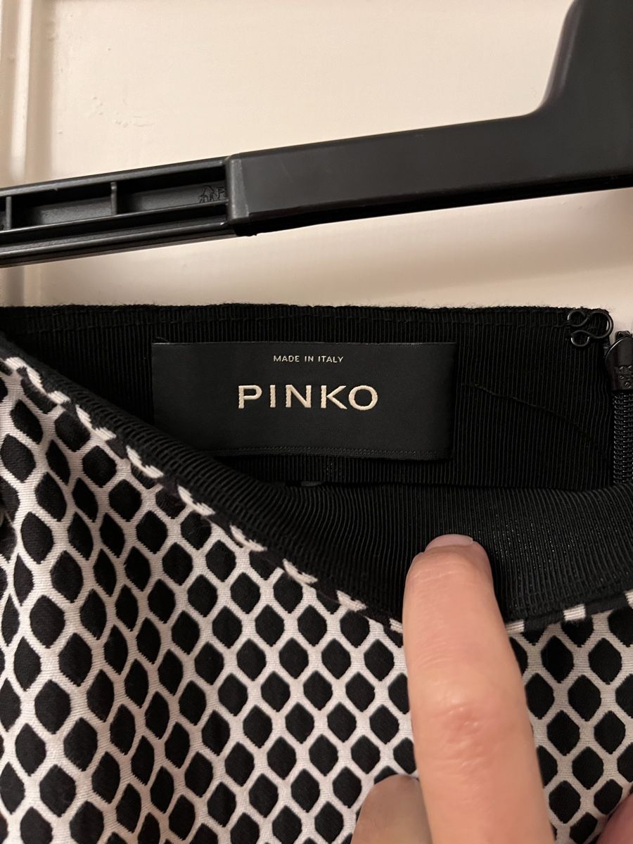 Pinko Gonne: PINKO Skirt, Black/White, Size 44 – Usato da Zürich venduto da lor_v6pq 1