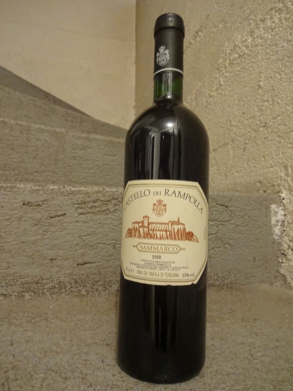 Vino: 1988  -  Castello dei Rampolla  "Sammarco" – Nuovo (secondo la descrizione) da Cham venduto da mktreasure 1