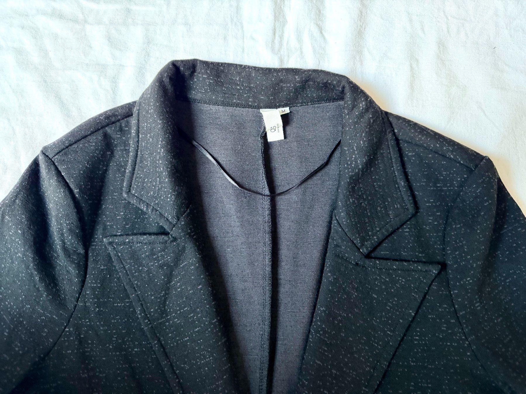 Giacche: Q/S by s.Oliver, Longblazer, anthrazit meliert, Gr. M – Usato da Basel venduto da Solaia28 1