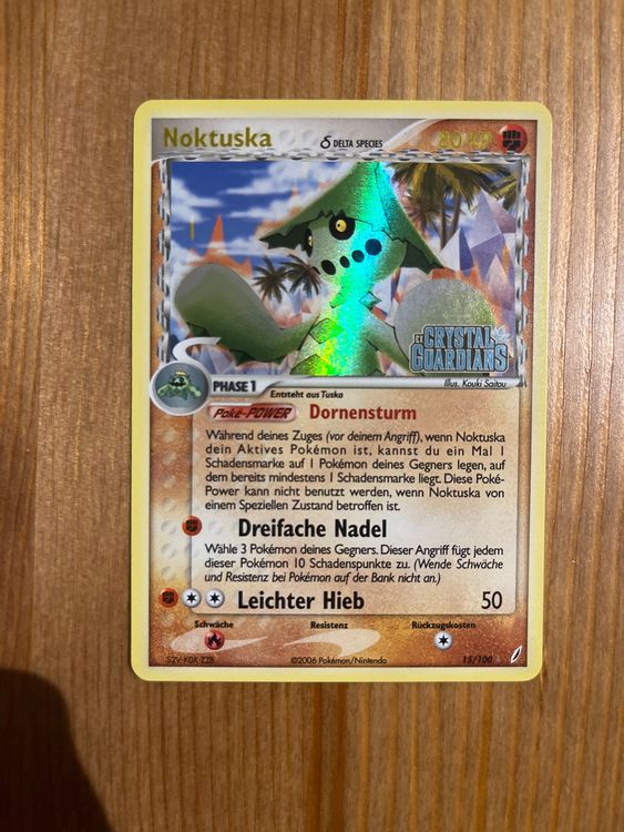 Pokémon Cartes à collectionner: Pokemon Noktuska Reverse Holo Ex Crystal Guardians NM – Neuf (Voir description) à Wabern par Collectfun