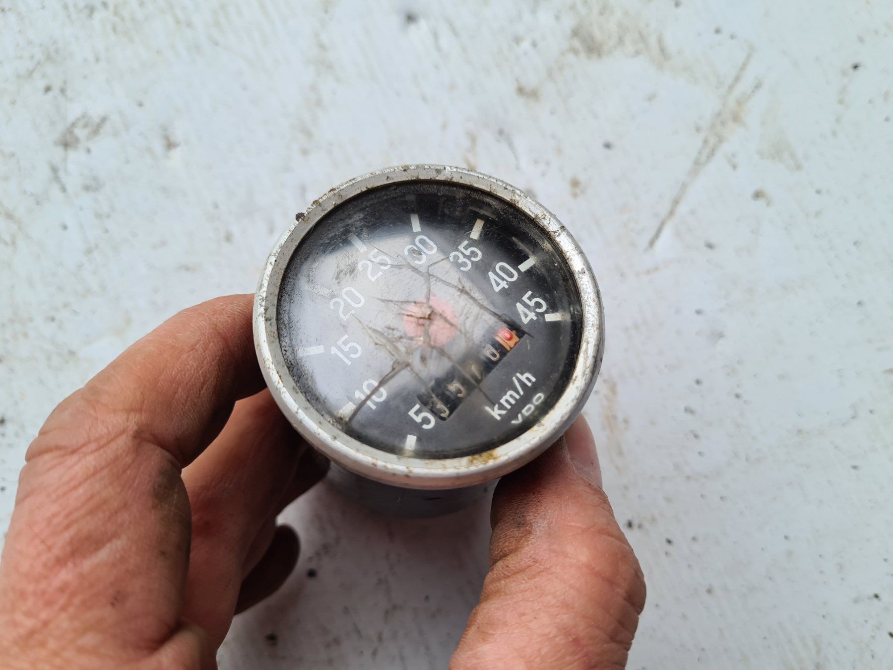 Puch Ciclomotori: Tacho VDO Original ca.40 mm, Defekt – Difettoso da frümsen venduto da Sailem 3
