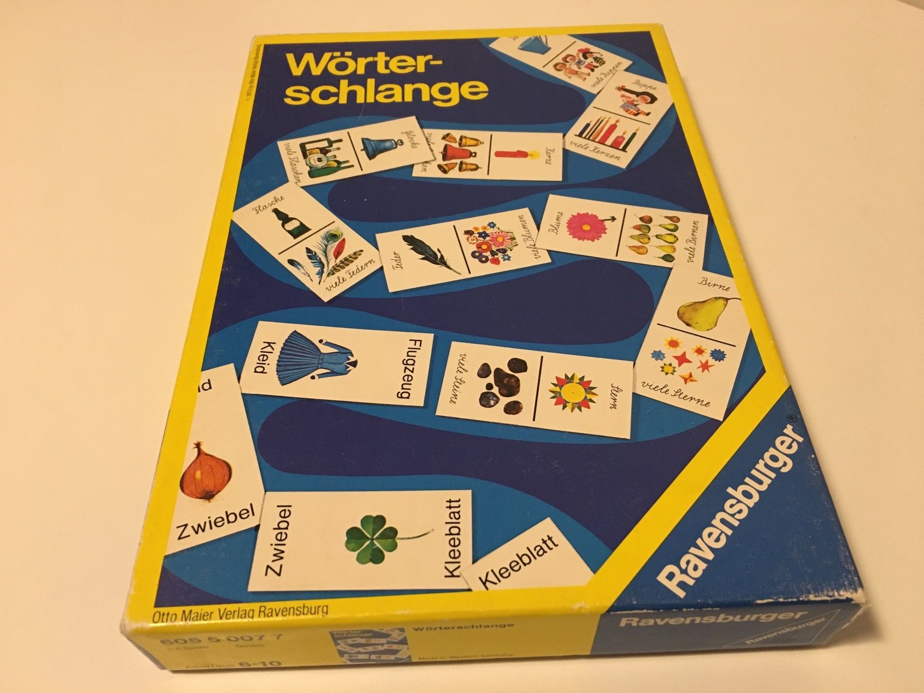 Ravensburger Giochi: Wörterschlange - Ravensburger - 1973 – Usato da Andwil SG venduto da Rainboli