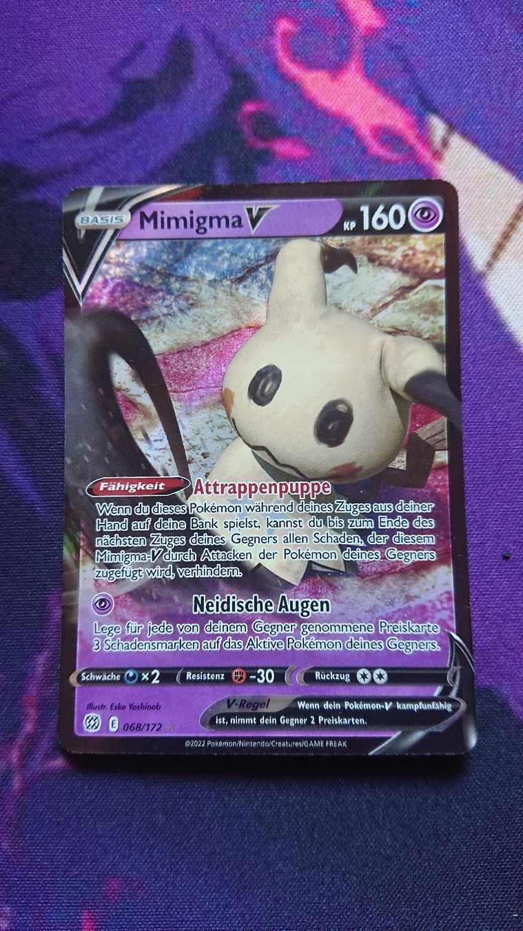 Pokémon Carte collezionabili: Mimigma V 068/172 DE – Nuovo (secondo la descrizione) da Chur venduto da FreakofRarity