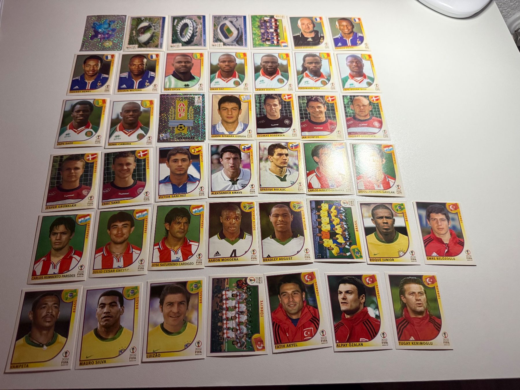 Panini Sammelbilder & Trading cards: Panini WM 2002 Lot 85 Stück – Neu (gemäss Beschreibung) aus Arbon von tlu_g68s 2