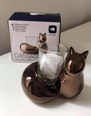 Kerzenständer: NEW Tealight holder squirrel / Eichhörnchen Teelichthalter – Neu (gemäss Beschreibung) aus Zürich von Sarazrh