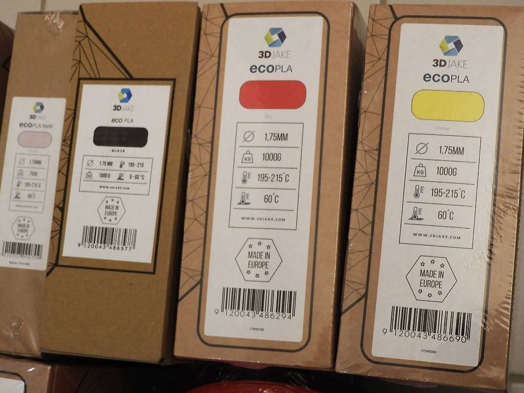 Filamento: 8 Rollen Filament PLA 1.75mm. Fabrikneu – Nuovo (secondo la descrizione) da Winterthur venduto da Spur1 1