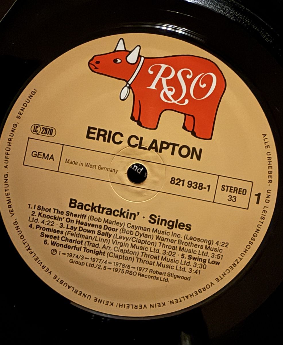 Dischi in vinile: Eric Clapton - Backtrackin' LP Schallplatte – Usato da Goldach venduto da Messerguru 7